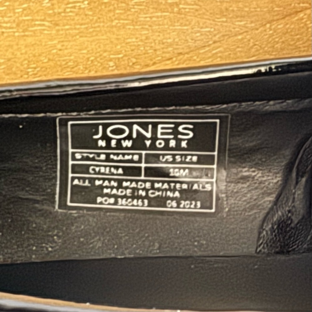 Jones New York Cypress Y2K High Stacked Penny Loafers in Black - Picture 7 of 7